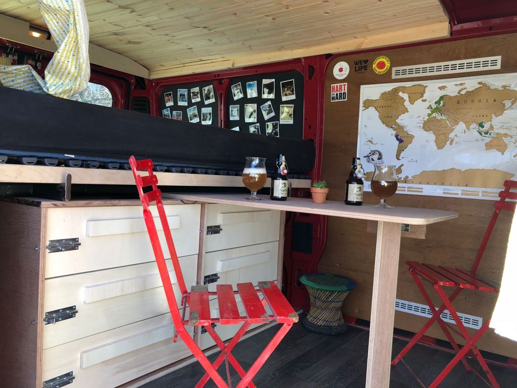 Inrichting tot camper